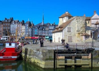 Village côtier en Normandie